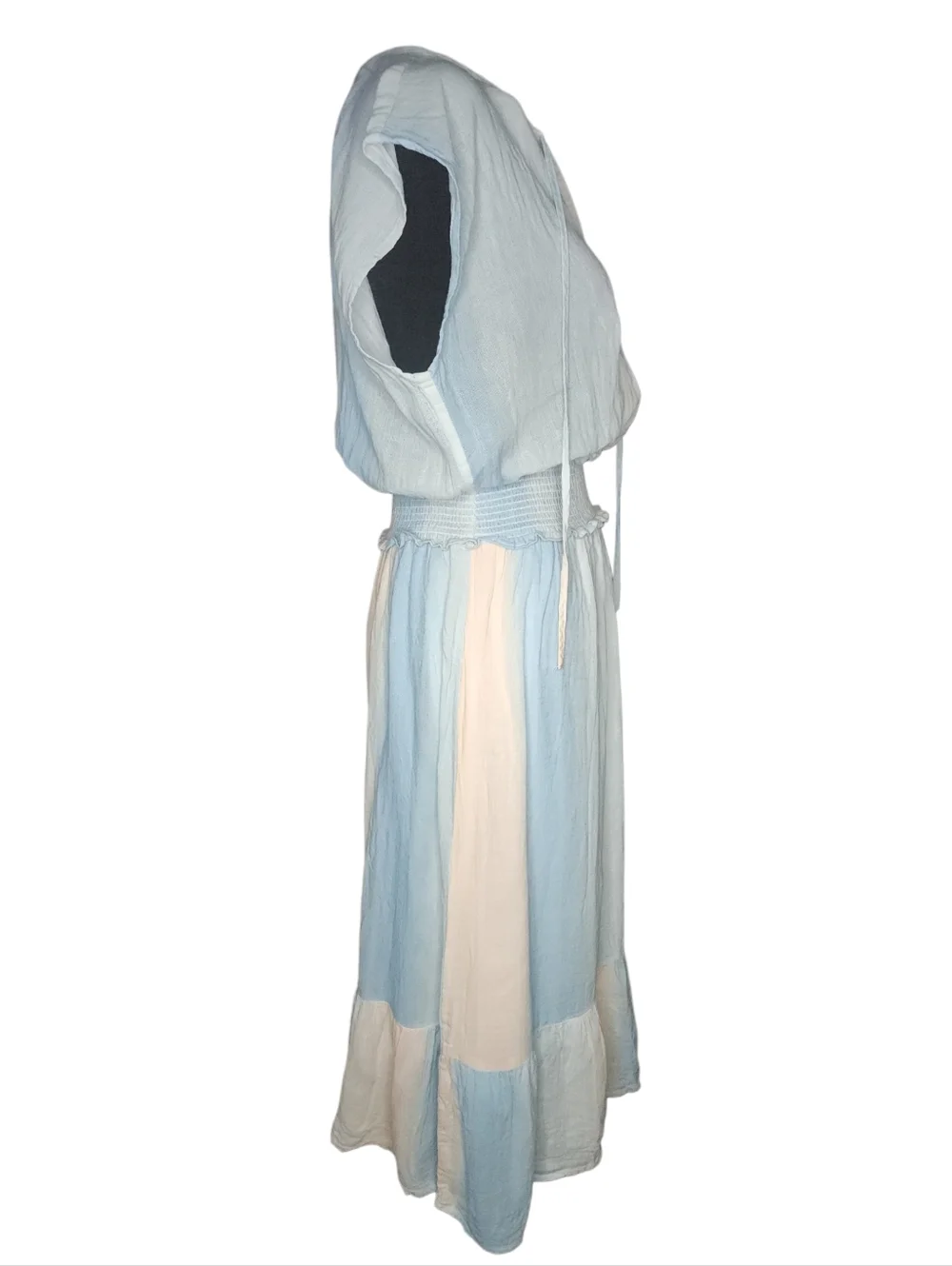 Rails Ashlyn Sunset Gradient Linen Blend Dress, Womens Small - Picture 5 of 6